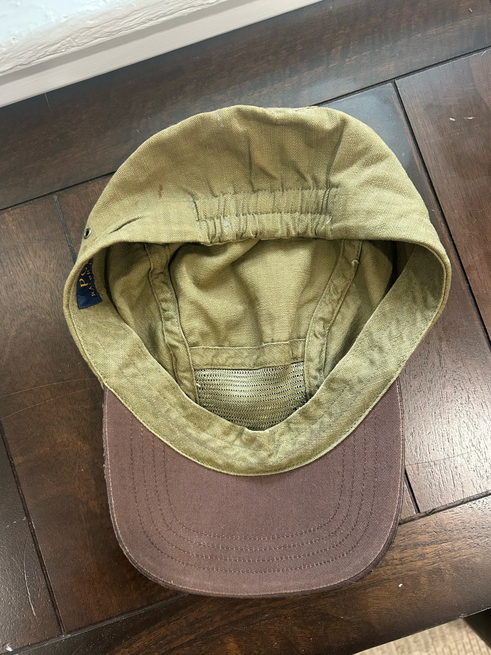 Polo Ralph Lauren Mountain Expedition Climbers Men's Baseball Cap Green Brown L - Picture 3 of 7